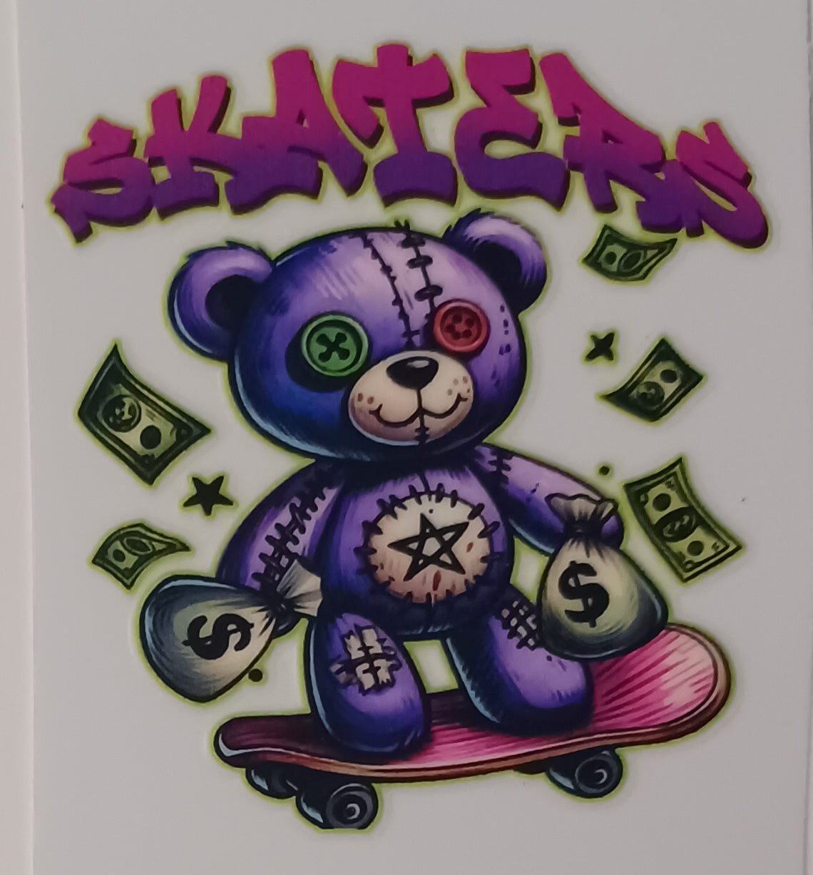 Cute Macabre Cup Sticker