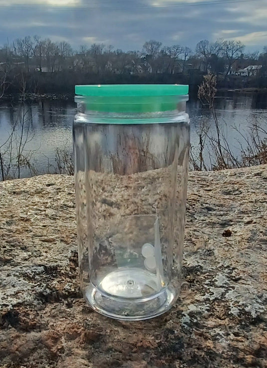 16oz Custom Snow Globe Cup- Teal