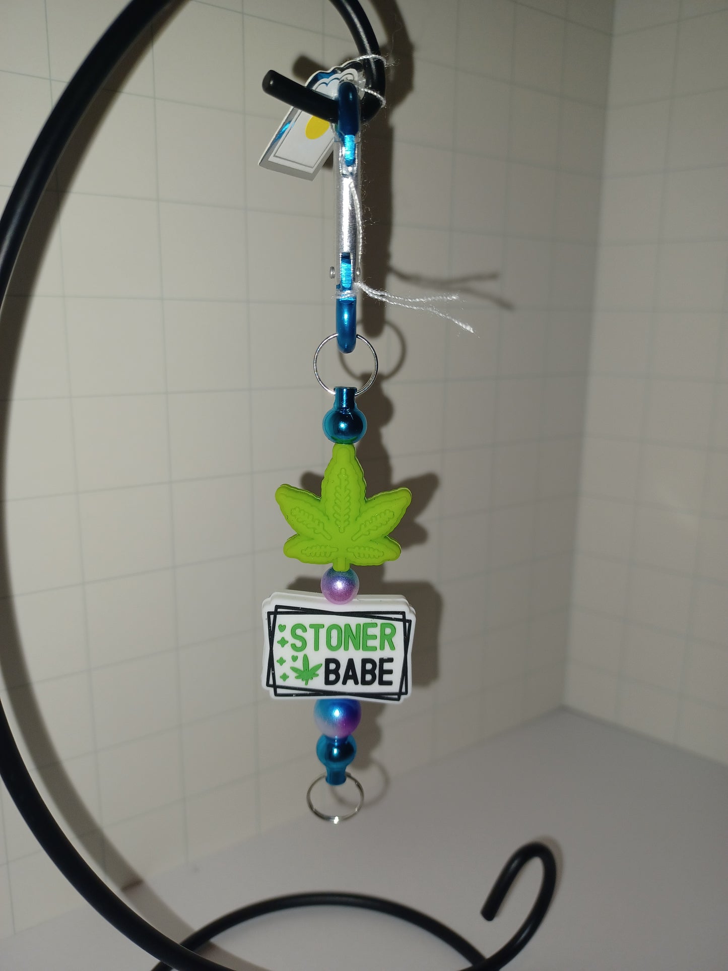 Custom Beaded Keychain