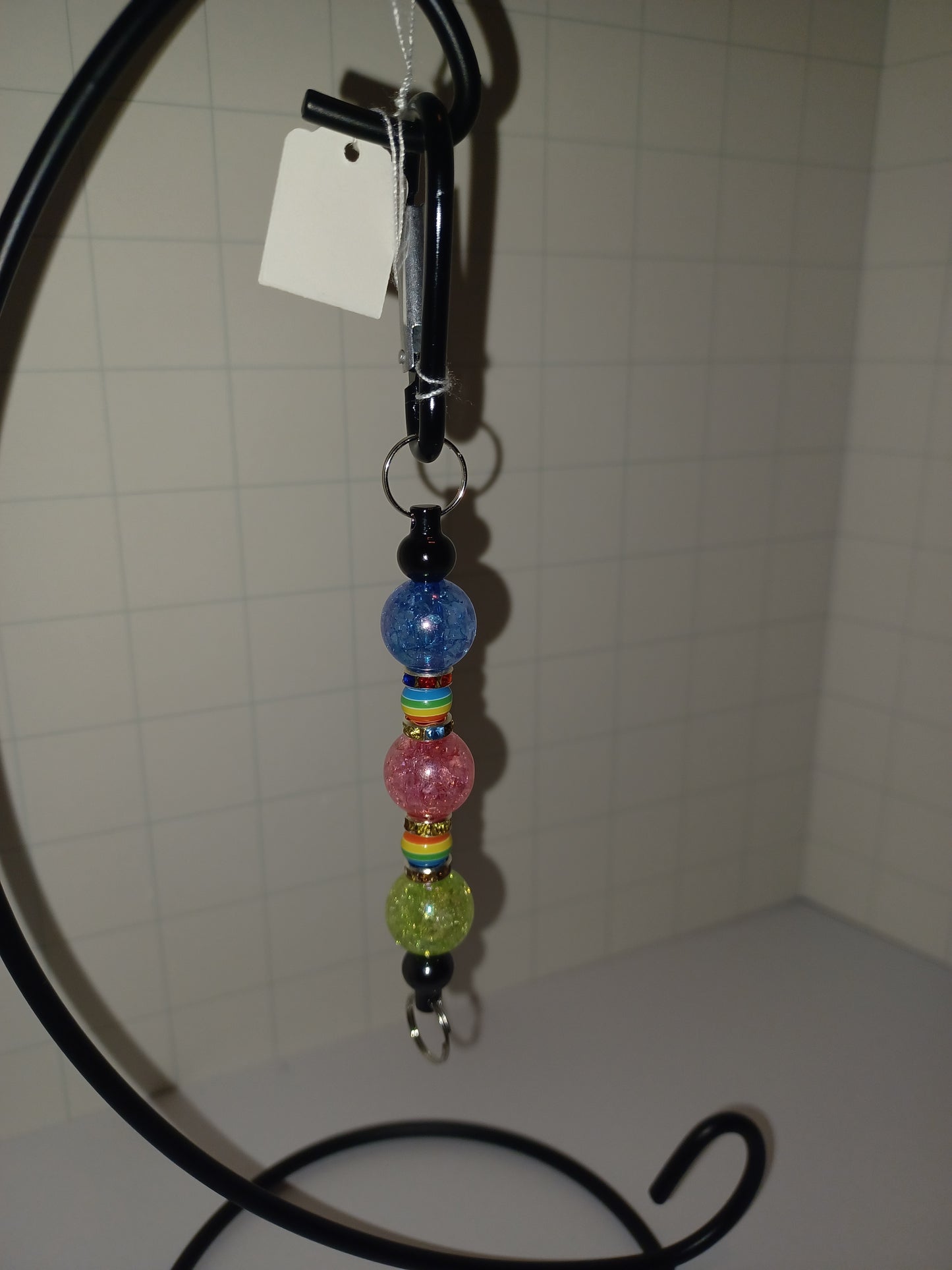 Custom Beaded Keychain