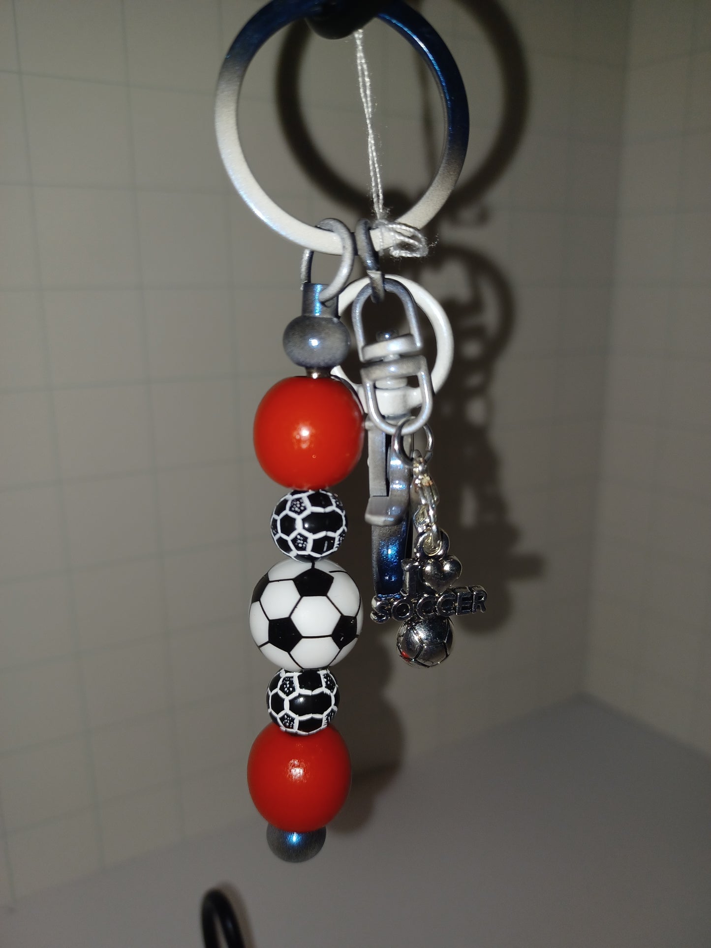 Custom Beaded Keychain