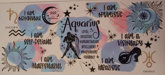 Aquarius Cup Sticker