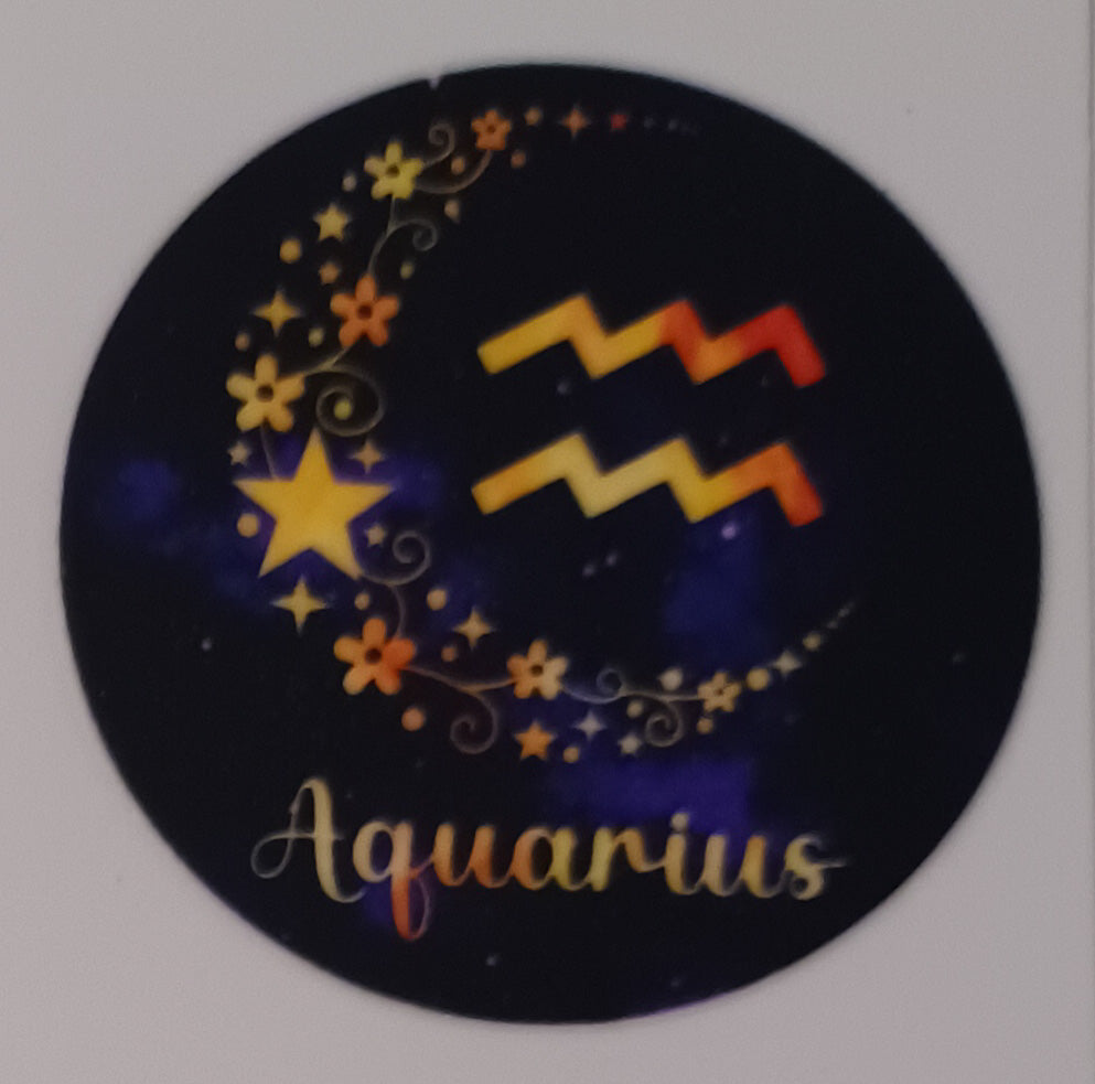 Aquarius Cup Sticker
