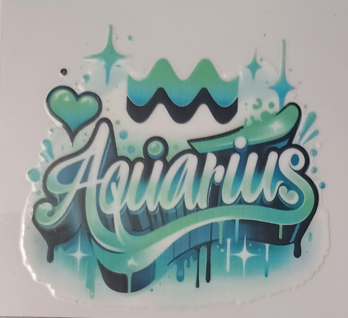 Aquarius Cup Sticker