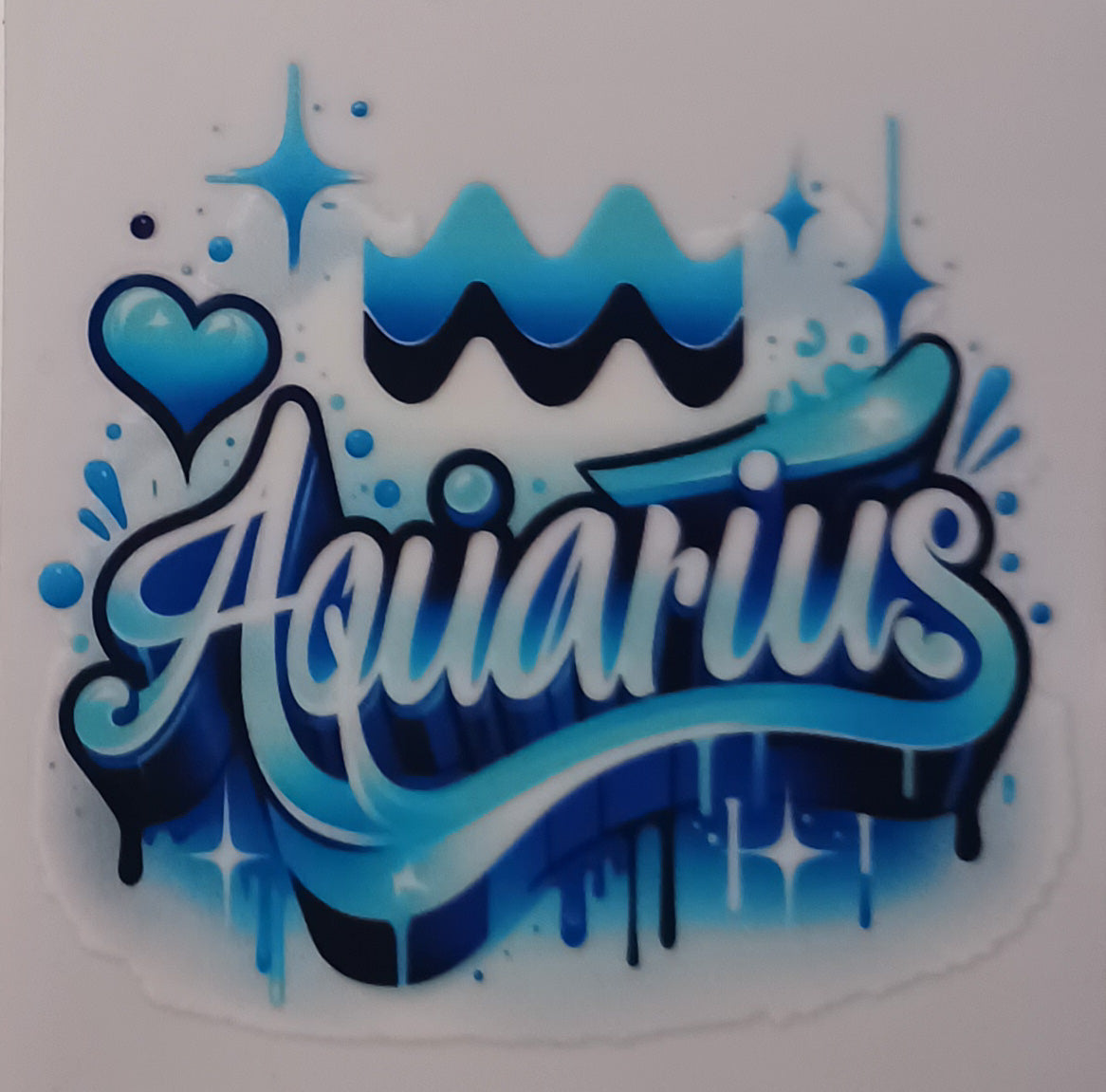 Aquarius Cup Sticker