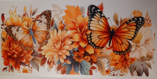 Butterfly Wrap Around Cup Sticker