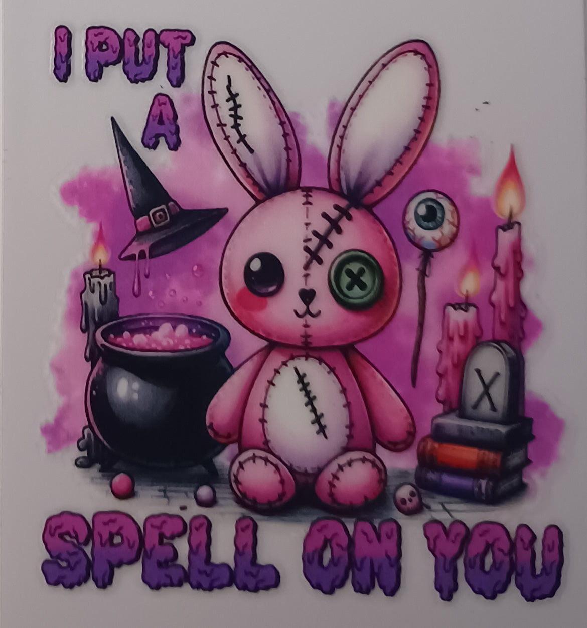Cute Macabre Cup Sticker