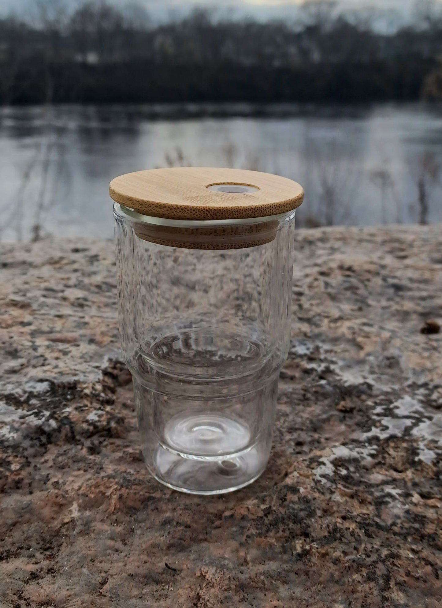3oz Custom Snow Globe "Shot" Glass